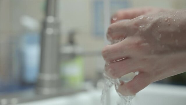 Cleaning and setting up breast pump.