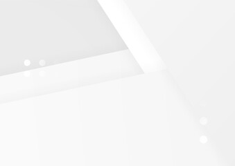 Minimal geometric white light background abstract design. Vector illustration abstract graphic design banner pattern background template.