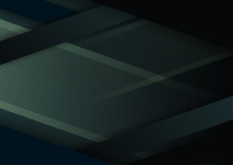 Obraz premium Minimal geometric dark black background abstract design. Vector illustration abstract graphic design banner pattern background template.