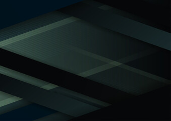 Obraz premium Minimal geometric dark black background abstract design. Vector illustration abstract graphic design banner pattern background template.