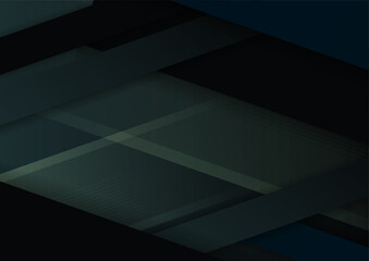 Minimal geometric dark black background abstract design. Vector illustration abstract graphic design banner pattern background template.