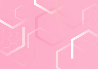 Minimal geometric pink background abstract design. Vector illustration abstract graphic design banner pattern background template.