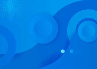 Minimal geometric blue background abstract design. Vector illustration abstract graphic design banner pattern background template.