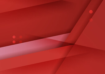 Obraz premium Minimal geometric red background abstract design. Vector illustration abstract graphic design banner pattern background template.