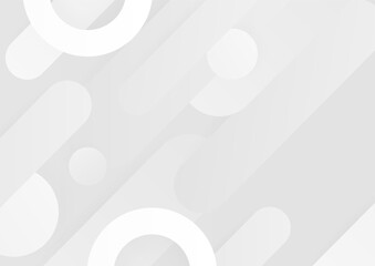 Minimal geometric white light background abstract design. Vector illustration abstract graphic design banner pattern background template.