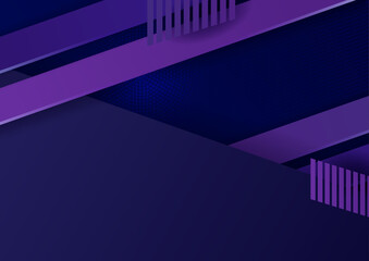 Obraz premium Minimal geometric purple background abstract design. Vector illustration abstract graphic design banner pattern background template.