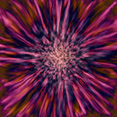 Fototapeta premium Tie Dye Flower Pattern for Logo, Package, Label or Card Design