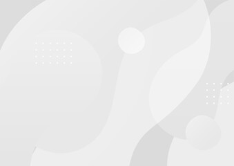 Minimal geometric white light background abstract design. Vector illustration abstract graphic design banner pattern background template.