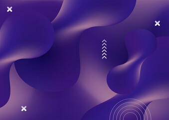 Minimal geometric purple background abstract design. Vector illustration abstract graphic design banner pattern background template.