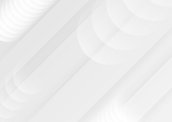 Minimal geometric white light background abstract design. Vector illustration abstract graphic design banner pattern background template.