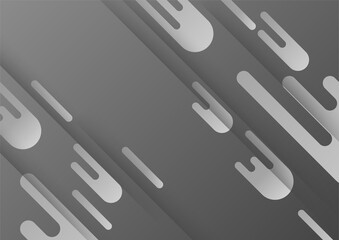 Minimal geometric dark gray black background abstract design. Vector illustration abstract graphic design banner pattern background template.