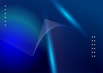 Obraz premium Minimal geometric blue background abstract design. Vector illustration abstract graphic design banner pattern background template.