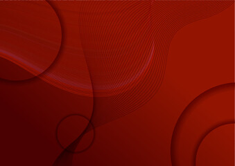 Minimal geometric red background abstract design. Vector illustration abstract graphic design banner pattern background template.