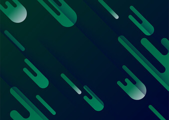 Minimal geometric dark green background abstract design. Vector illustration abstract graphic design banner pattern background template.