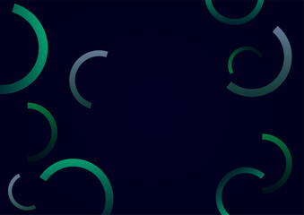 Minimal geometric dark green background abstract design. Vector illustration abstract graphic design banner pattern background template.