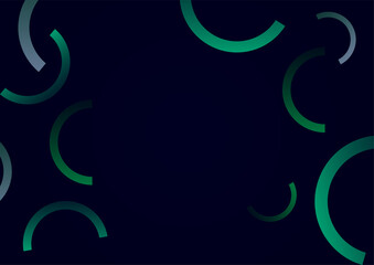 Minimal geometric dark green background abstract design. Vector illustration abstract graphic design banner pattern background template.