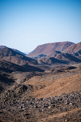 
mountainous terrain in the Arabian Peninsula