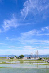 青空と天建寺橋