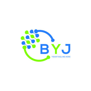 BYJ logo design initial creative letter logo.BYJ unique letter logo design.
BYJ vector logo simple, elegant and luxurious,technology logo shape. 