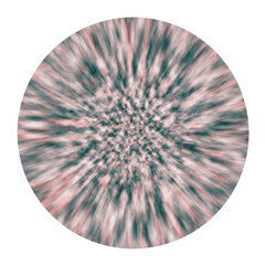 Tie Dye Flower Pattern in a Geometric Shape, png, transparent background, isolated 