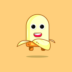 Fototapeta premium premium vector banana cute character. business illustration icon
