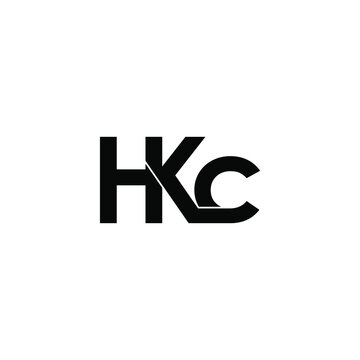 hkc letter original monogram logo design