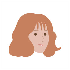 Woman Face Avatar Profile Picture