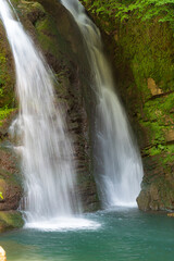 Molise, the waterfalls of Carpinone
