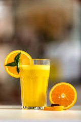 glass of orange juice