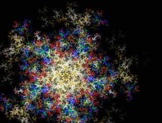 Imaginatory fractal abstract background Image