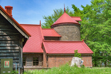 apporo Agricultural College Dairy Farm, one of Important Cultural Properties of Japan, in Sapporo...