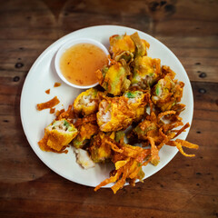 Thai food, pork sarong, appetizer