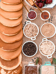 pancakes with chocolate