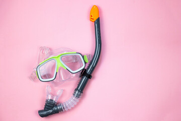 Snorkel mask for scuba diving