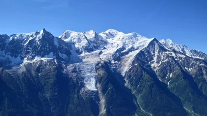 Rideaux velours Mont Blanc Chamonix Mont Blanc