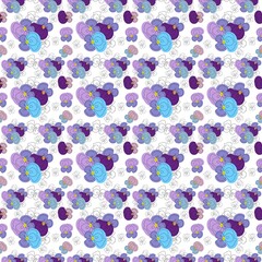 seamless pattern with flowers