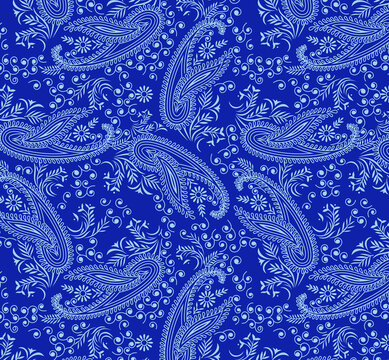 seamless pattern with paisley