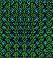 seamless damask wallpaper pattern