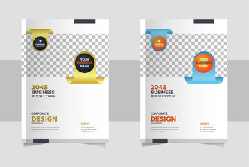 Annual report brochure flyer design, Leaflet presentation, book cover template layout in A4 size