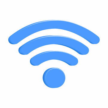 Wifi symbol, Wireless network sign vector.