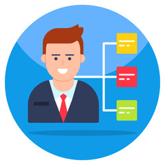 A premium download icon of employee abilities