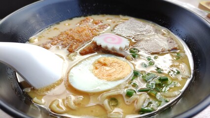 Pork Ramen with Pork Bone Soup