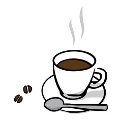 コーヒーブレイクイメージのイラスト
