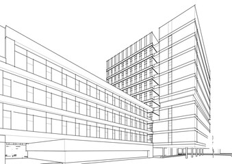 Modern office building