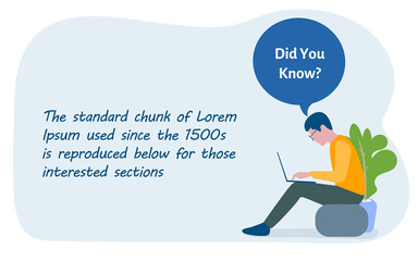 Did you know, Quiz, A guy asking fun fact, Social media quiz game, template & background for business, marketing and advertising, solutions