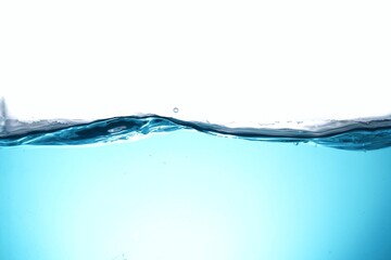 Blue water wave image for background.