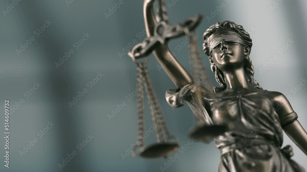 Poster Legal and law concept statue of Lady Justice