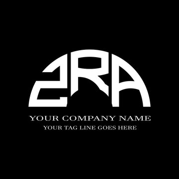 ZRA letter logo creative design with vector graphic