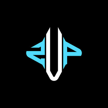 ZUP letter logo creative design with vector graphic