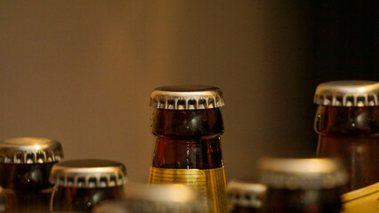 Brewing home beer process at home in the kitchen